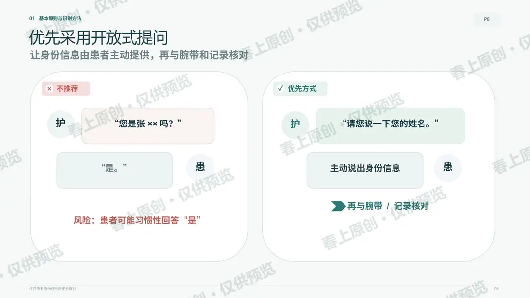住院患者身份识别与安全核对预览第8页